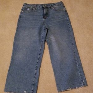 Wide leg jeans